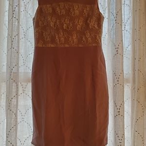 Dress with lace